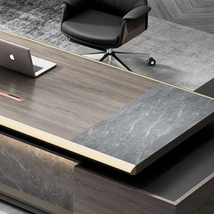 Standing Writing Office Desk Desktop Secretary European Reception Computer Desk Storage L Shaped Escritorio Modern Furniture