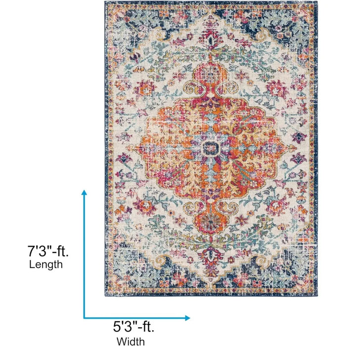Orange/Navy Carpet Living Room Decor Free Shipping Carpet for Rooms Easy to Clean and Maintain Area Rug Home Decorations Carpets