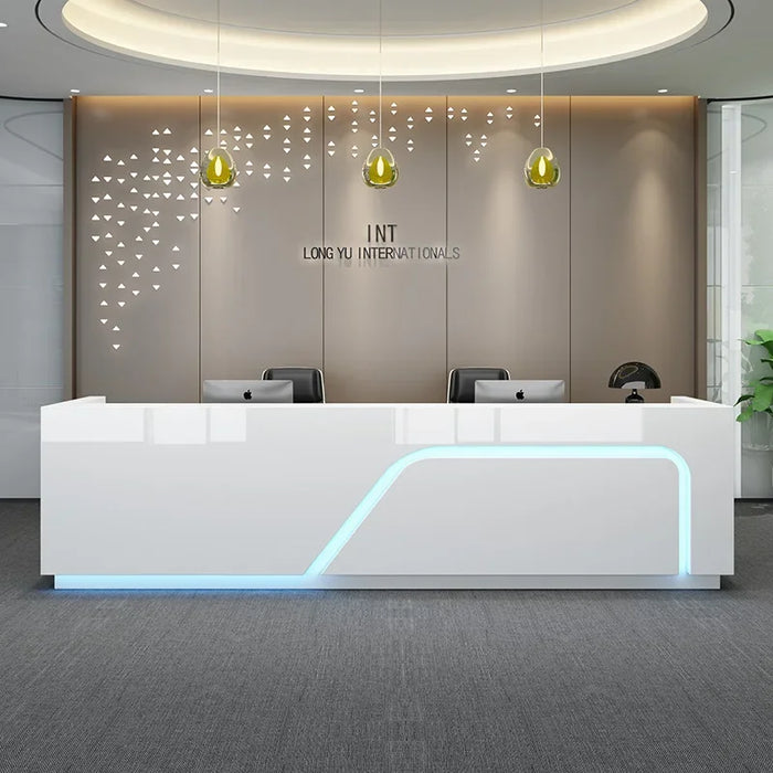 Counter Podium Reception Desk Beauty Salon Office Luxury Restaurant Reception Desk Lectern Banco Empfangstheke Bar Furniture