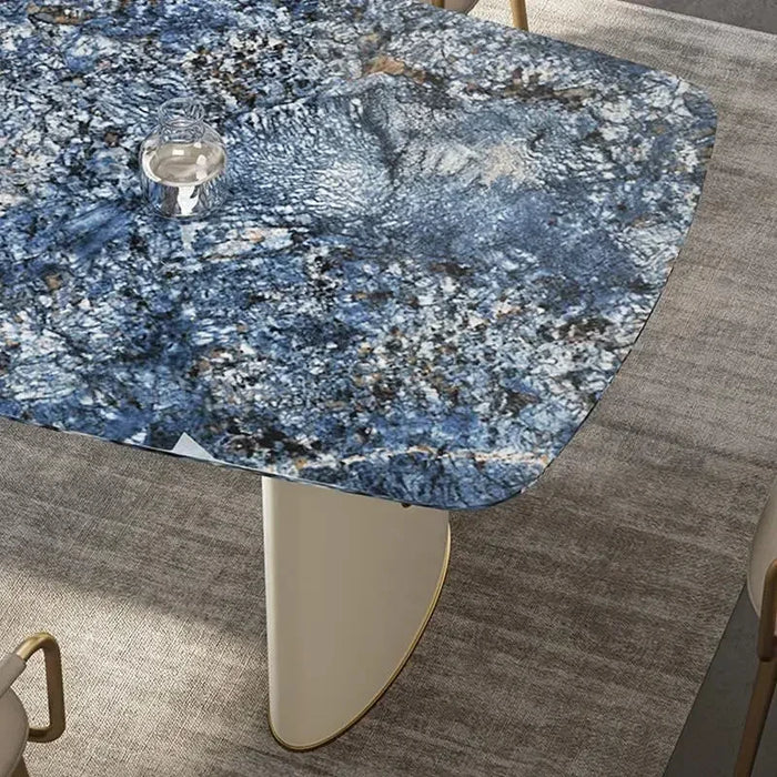 Italian Rectangle Dining Table Nordic Console Large Center Marble Dining Table Restaurant Mesas De Jantar Minimalist Furniture