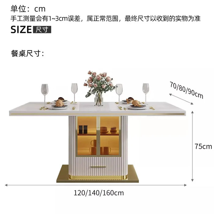 Design Conference Dining Tables Kitchen Balcony Office Hallway Bar White Dining Tables Salon Cocina Muebles Nordic Furniture