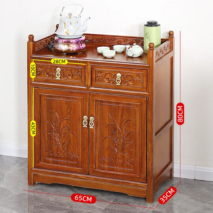 Shelf Kitchen Sideboards Buffet Kitchen Glass Luxury Storage Laden Modern Nordic Sideboards Wood Schminktisch Furniture HDH