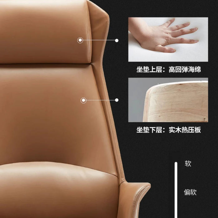 Study Conference Nordic Office Chair Ergonomic Lounge Bedroom Office Chair Rolling Lazyboy Sedia Ufficio Home Furniture YQ50OC