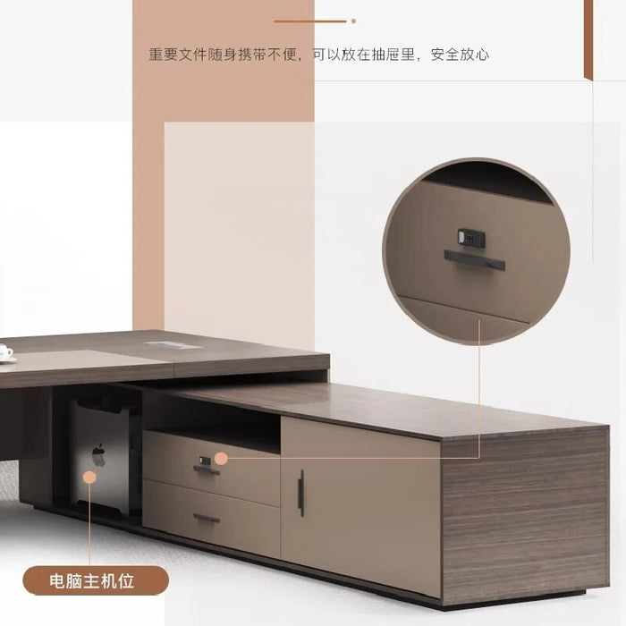 Organizer Height Office Desk Reception Table Conference Drawers Corner Desk Executive Mesa De Escritorio Office Accessories