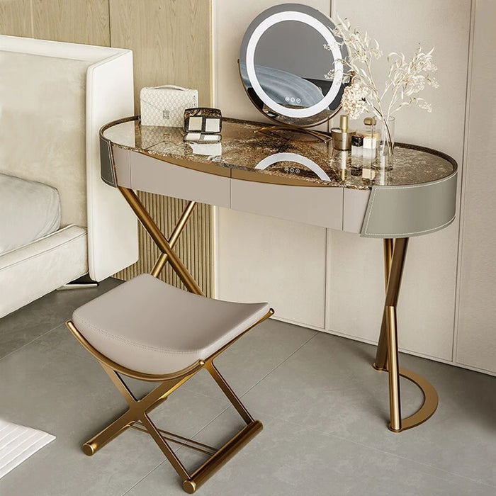 Luxury Nordic Vanity Tables Storage Cabinet Design Creative Vanity Tables Mirror Makeup Tavolo Trucco Bedroom Furniture WZ50VT