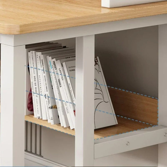 Shelf Single Office Desks - Write Computer Workbench - Student Office Desks - Simplicity Home Rangement Bureau - Home Furniture QF50OD