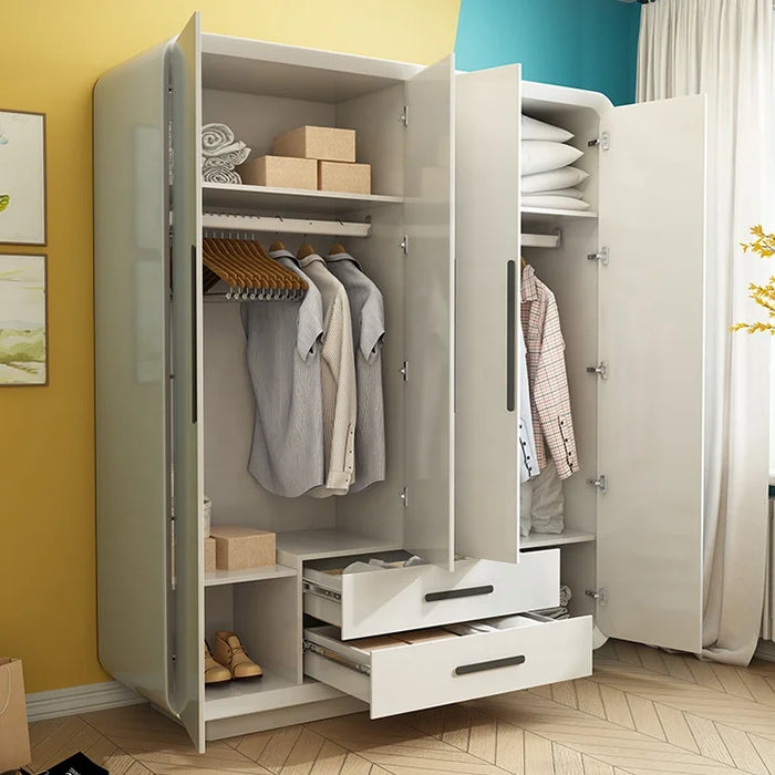 Customizable and Reconfigurable modern Bedroom wooden Wall wardrobe closet organizer sliding foldable wardrobe wholesale
