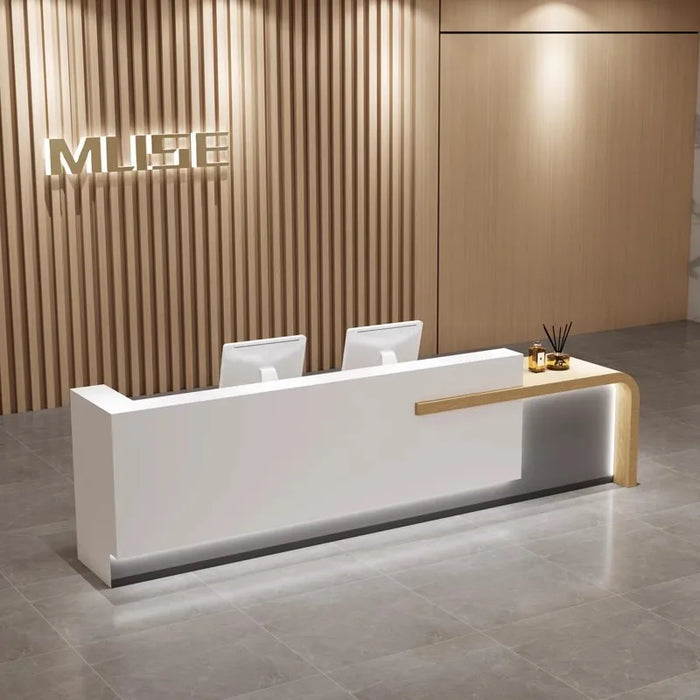 Counter Checkout Reception Desk Beauty Salon Stand Modern Consul Reception Desk Barbershop Luxury Bureau Meuble Bar Furniture