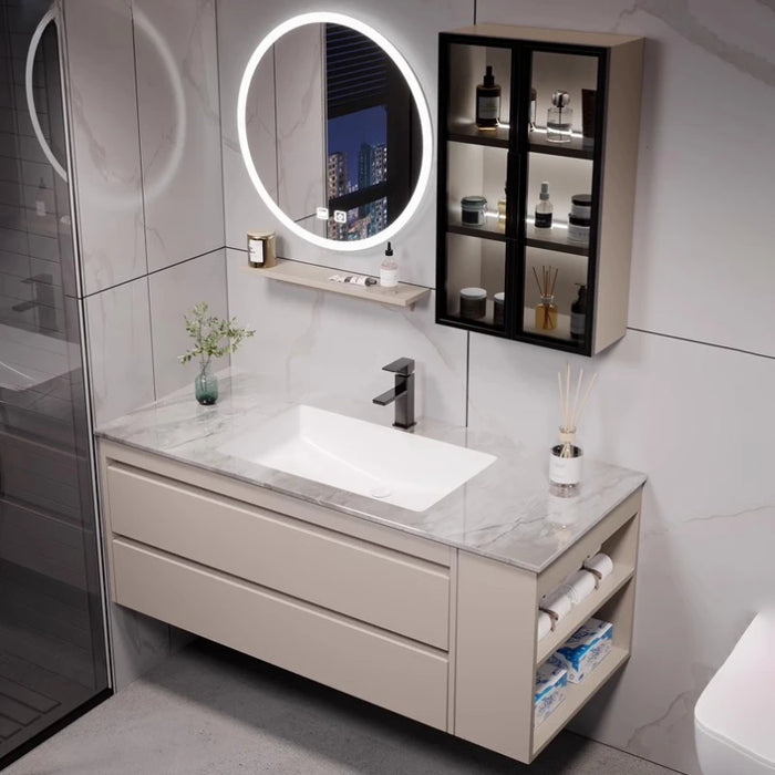 Simple Toilet Bathroom Cabinet Closet Wall Floor Locker Sink Bathroom Cabinet Display Badezimmer Schrank Home Furniture YQ50BC