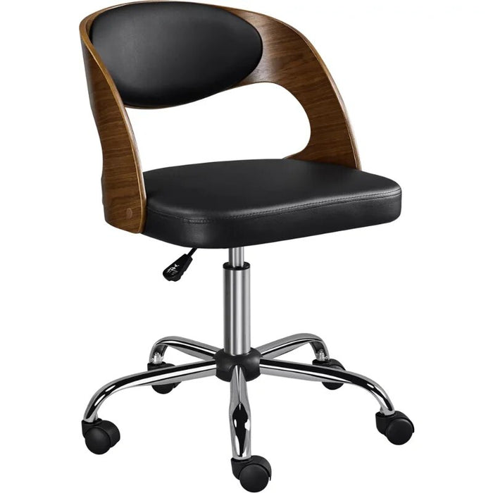 SMILE MART Task Chair with Adjustable Height & Swivel, 264 lb. Capacity, Black office chair  chair