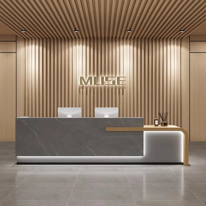 Counter Checkout Reception Desk Beauty Salon Stand Modern Consul Reception Desk Barbershop Luxury Bureau Meuble Bar Furniture