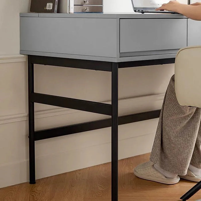 Shelf Luxury Office Desk European Setup Floor Metal Legs Bedroom Computer Desks Study Writing Escritorios De Ordenador Furniture