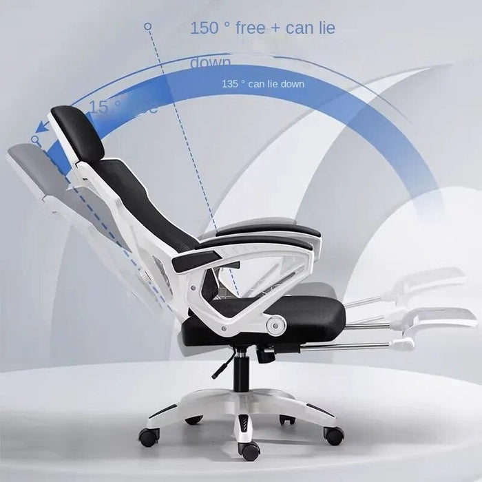 Ergonomic Chair Reclinable Computer Chair Gaming Chair Bedroom Swivel Chair Office Chair Gaming Chair Breathable Mesh Surface