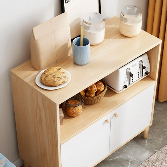 Shelf Nordic Kitchen Cabinet Showcase Side Modern Drawers Sideboard Multifunctional Wooden Organizer Credenza Kitchen Furniture