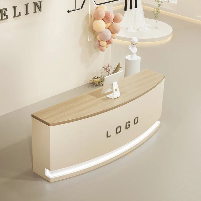 Counter Restaurant Reception Desk Lectern Podium Supermarket Modern Reception Desk Luxury Check Out Schreibtisch Store Furniture