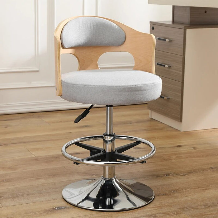 Swivel Conference Office Chair - Ergonomic Salon Comfy Living Room Office Chair - Computer Leather Chaise Bureau Furniture SR50OC