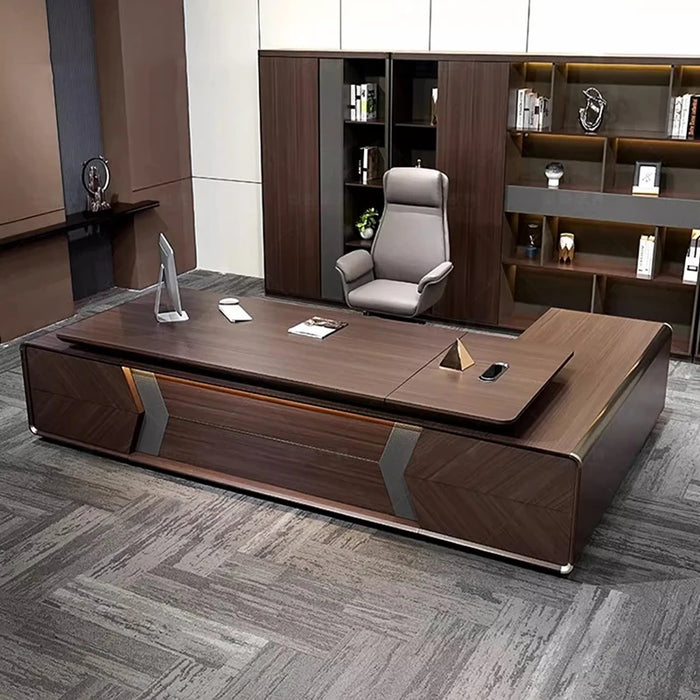 Standing Computer Desk Gaming Corner Luxury Writing Reception Office Desk Drawers Filing Mesa De Escritorio Desk Accessories