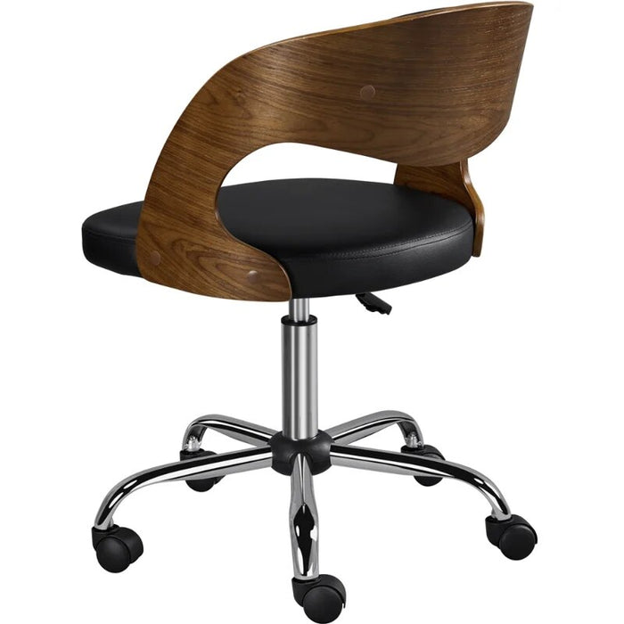SMILE MART Task Chair with Adjustable Height & Swivel, 264 lb. Capacity, Black office chair  chair