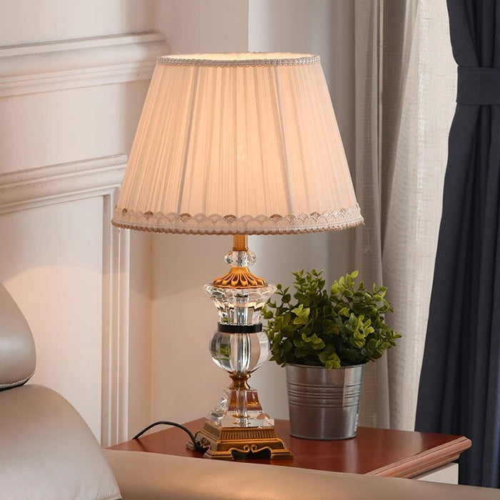 Crystal Table Lamp Led Light Luxury Creative Modern Design Desk Lights Decoration Home Living Room Office Indoor Bedside Lamp