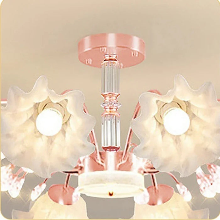 Originality Flower Ceiling Lamp for Living Room Chandelier Modern Bedroom Restaurant New Simplicity Indoor Decorate Luminaires