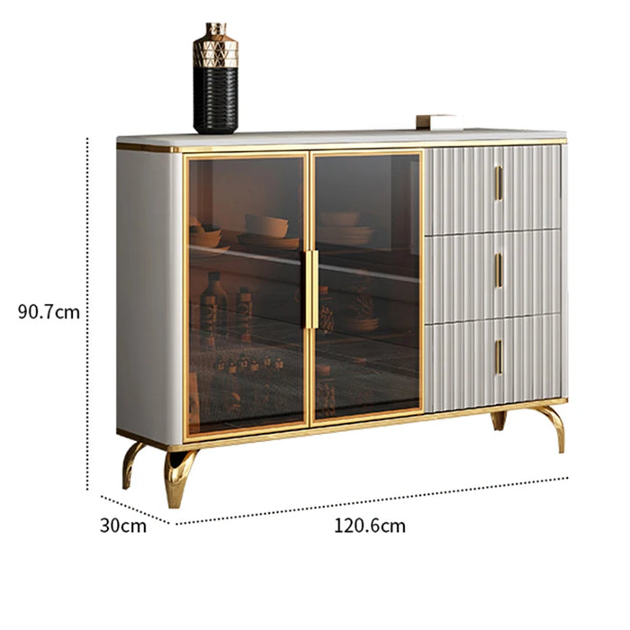 Shelf Narrow Sideboards Display Modern Laden Modular Luxury Accent Sideboards Corner Vetrina Cucina Farmhouse Furniture HDH