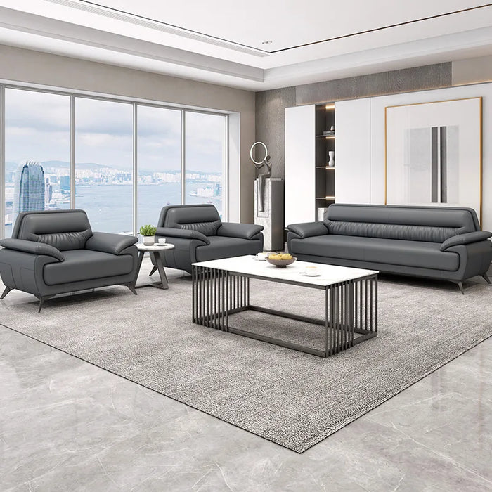 Italian leisure business, contracted and contemporary, atmospheric reception lounge, tea table combined packages