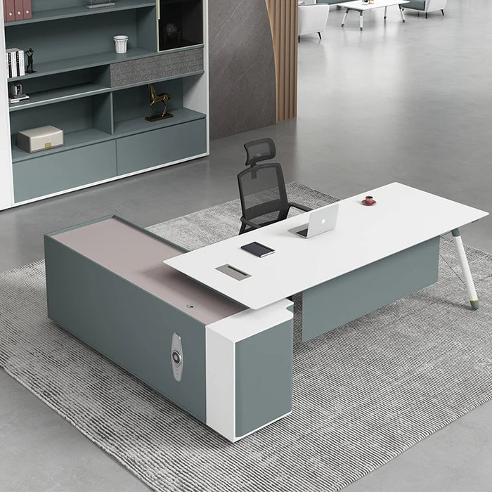 Meeting Wall Office Desks Boss Storage Workstation Computer Desks Table Ergonomic Escritorio Esquinero Office Furniture WJ25XP