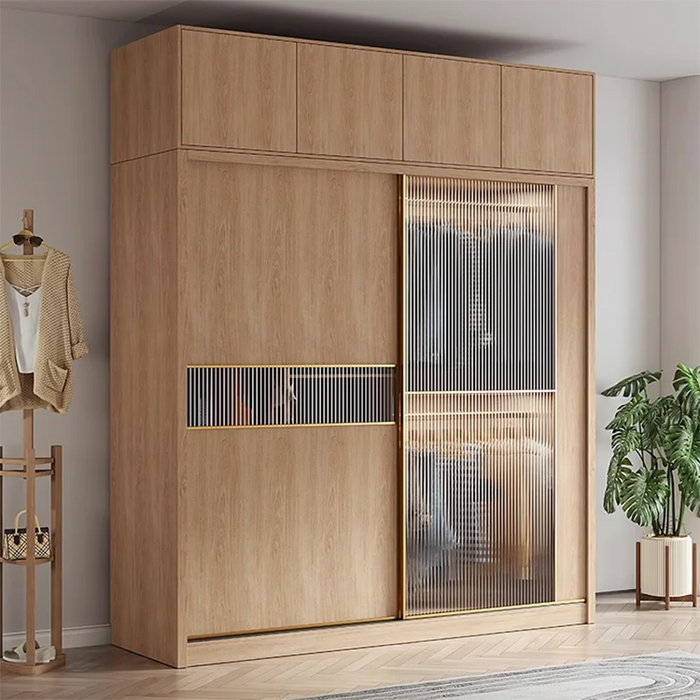 Organizer Wardrobes Open Closets Cupboard Hangers Modular Wardrobe Display Wooden Meuble De Rangement Minimalism Furniture