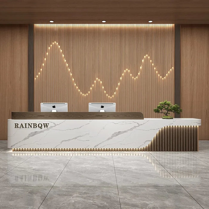 Service Executive Reception Desks Register Computer Futuristic Reception Desks Podium Escritorios De Oficina Salon Furniture