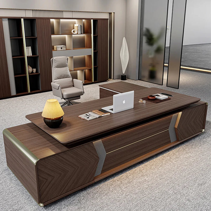 Standing Computer Desk Gaming Corner Luxury Writing Reception Office Desk Drawers Filing Mesa De Escritorio Desk Accessories