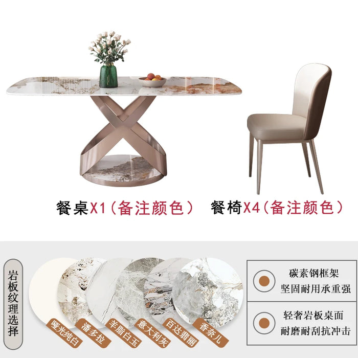 Outdoor Modern Dining Tables Desk Hallway Conference Luxury Restaurant Dining Tables Hotel Mesas De Jantar Furniture WJ20XP