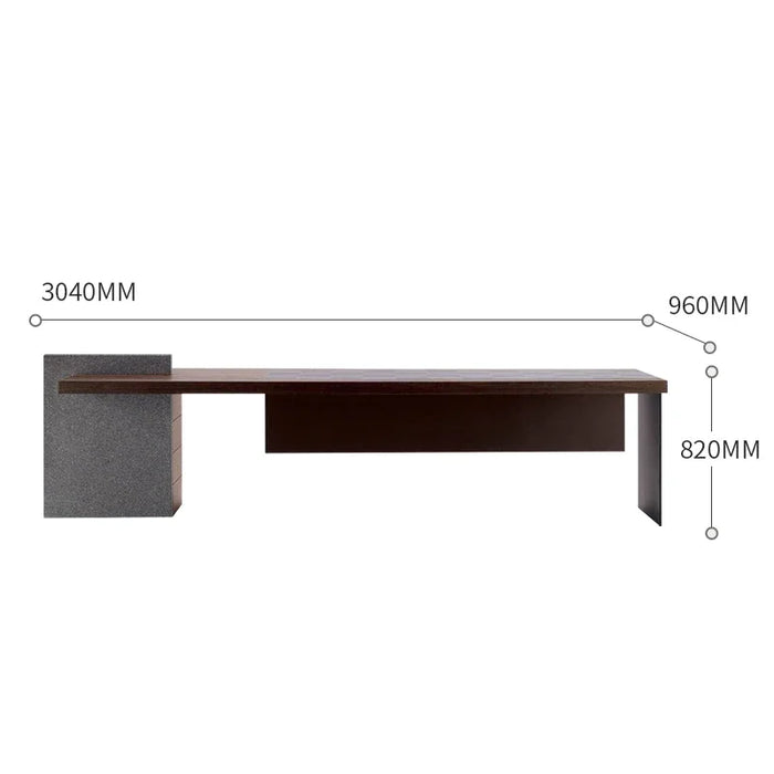 Italian Office Desk Standing Monitor Computer Console Cabinets Executive Storage Drawers Escritorio Gaming Office Decorations