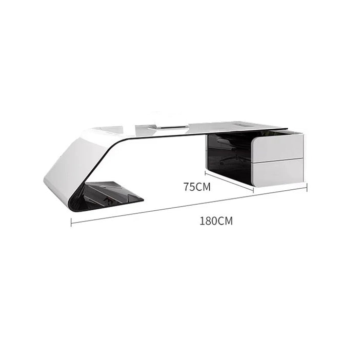 Corner Reception Desk Organizer Executive Studying Work Storage Office Desk Drawers Modern Escrivaninha Para Quarto Furniture