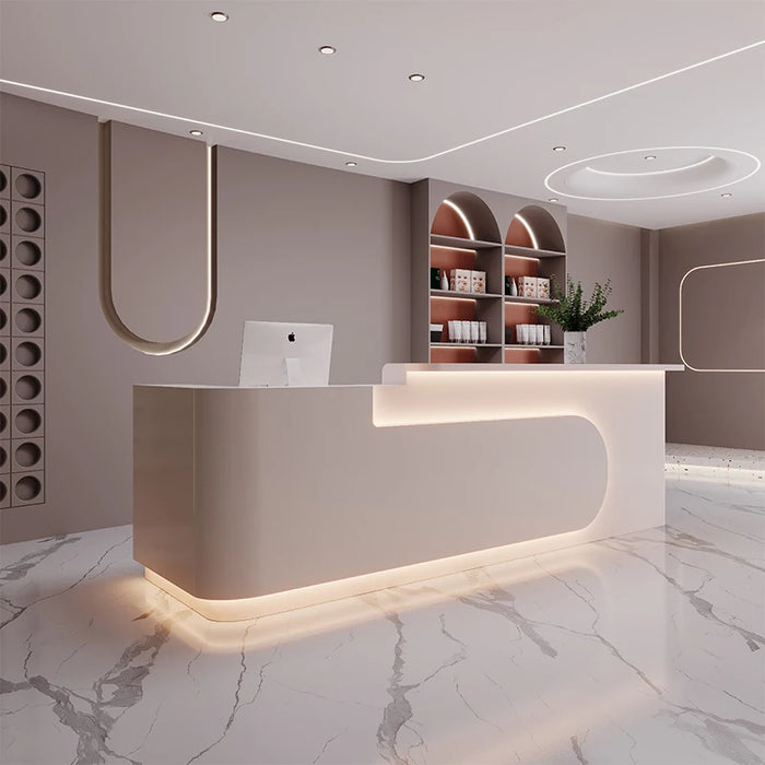 Counter Service Reception Desks Podium Cashier Closet Shop Church Reception Desks European Empfangstheke Modern Furniture