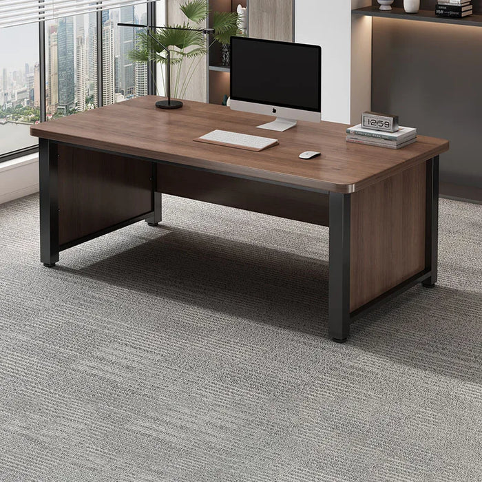 High Quality Executive Office Desk Long Floor Minimalist Unique White Computer Desks Boss Luxury Bureau Meuble Modern Furniture