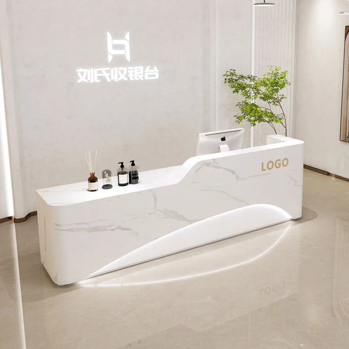 Counter Reception Desks Luxury Lectern Modern Small Vanity Wooden Reception Desks Shop Escritorios De Oficina Salon Furniture