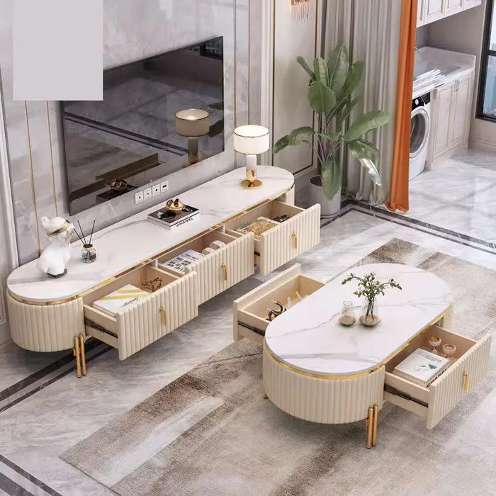 Modern Display TV Stands Plant Table Mid Century Center TV Stands Corner Fireplace Muebles Para El Hogar Living Room Furniture
