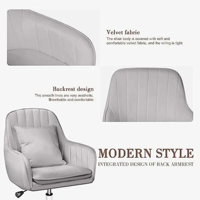 Cute Office Chair Home Computer Chairs Adjustable Task Chairs Modern Office Chair Makeup Chair 362° Swivel Freeshipping