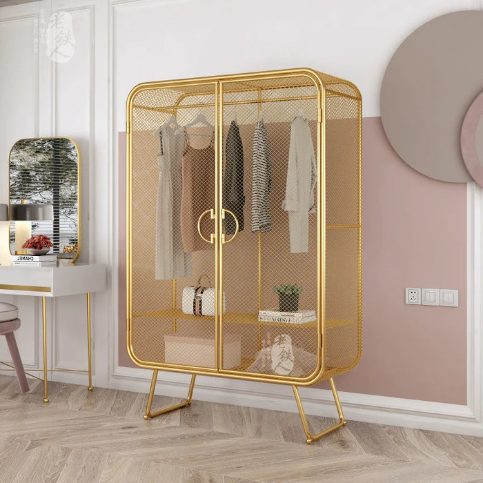 Shelf Clothes Storage Wardrobe Rack Cabinets Holder Desing Luxury Wardrobes Indoor Women Bedroom Armoires De Chambre Furniture