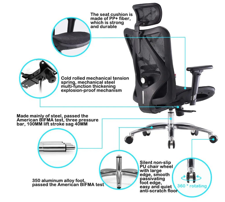 Customized Mesh Swivel Revolving Ergonom Ergonomic Chaises De Bureau Manager Office Chair For Office