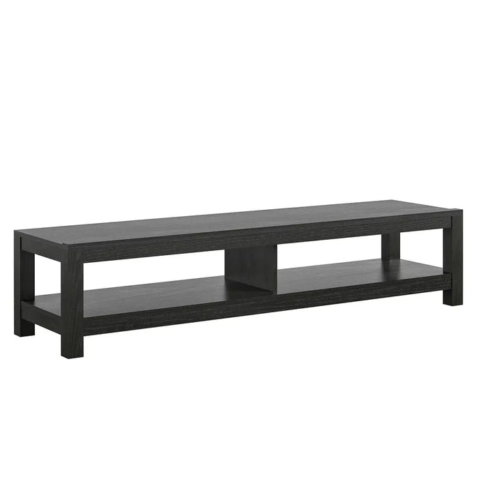 Parsons TV Stand for TVs up to 65", Black Oak  tv stand living room furniture  tv stand cabinet
