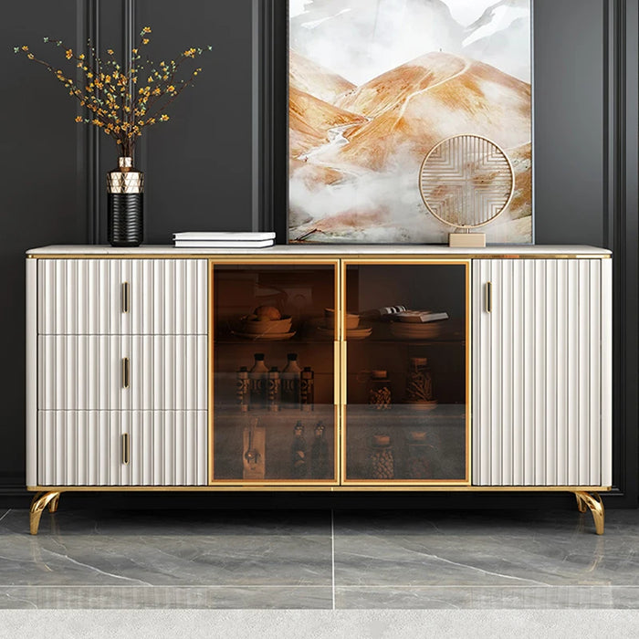 Shelf Narrow Sideboards Display Modern Laden Modular Luxury Accent Sideboards Corner Vetrina Cucina Farmhouse Furniture HDH