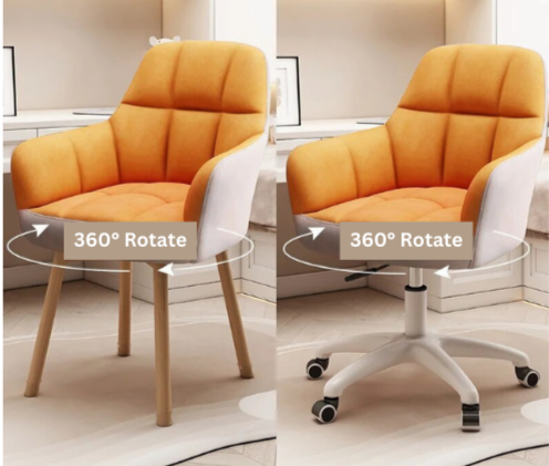 Swivel Pink Make Up Computer Chair Wheels Desk Chair Individual Armchair Student Dormitory Silla Gamer Apartment Furniture