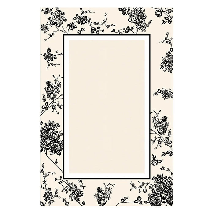 YM122502Cashmere carpet living room French floral bedroom retro cream style