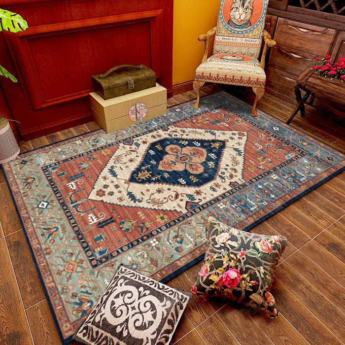 2024 Bedroom mat Doormat Rectangle Floral rug Living Room Classic Ocean Rugs Kids Kitchen Stairs Carpet Anti-ski