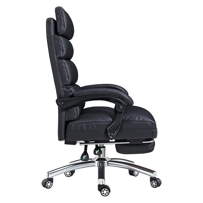 [Flash Sale]4 Styles Upscale Exectuive Chair High Back PU Leather Office Chair Adjustable Managerial Home Desk Chair[US-W]