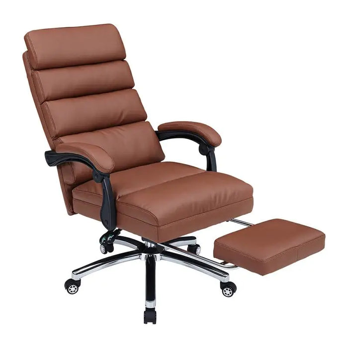 [Flash Sale]4 Styles Upscale Exectuive Chair High Back PU Leather Office Chair Adjustable Managerial Home Desk Chair[US-W]