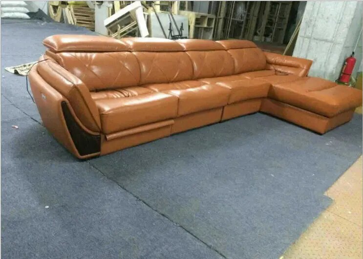 Living Room Sofa set corner sofa recliner electrical genuine leather sectional sofas modern muebles de sala moveis para casa