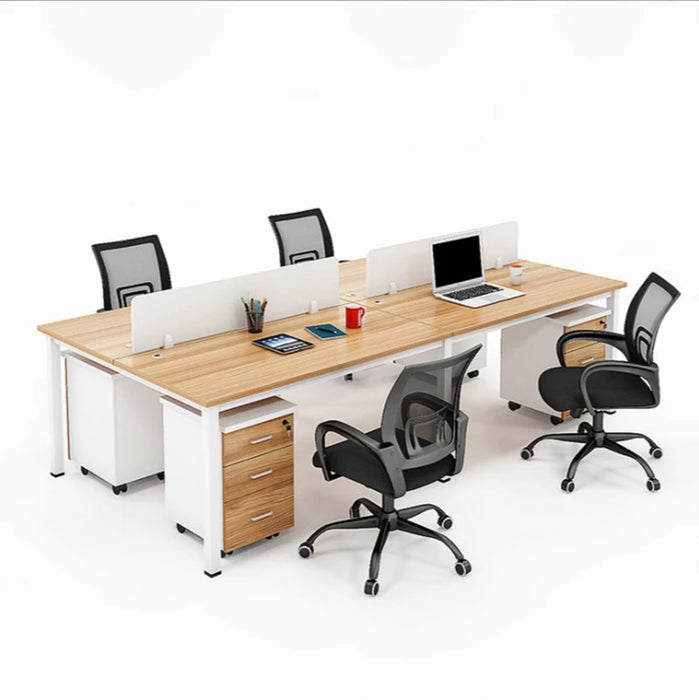 Office furniture staff single card position office desk and chair combination computer desk staff position