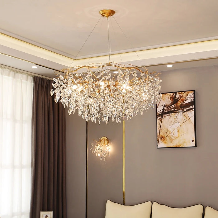 2022 New K9 crystal Chandelier Post-modern Nordic style LED lamp Living Room Hotel Lobby bedroom restaurant Decor Lighting